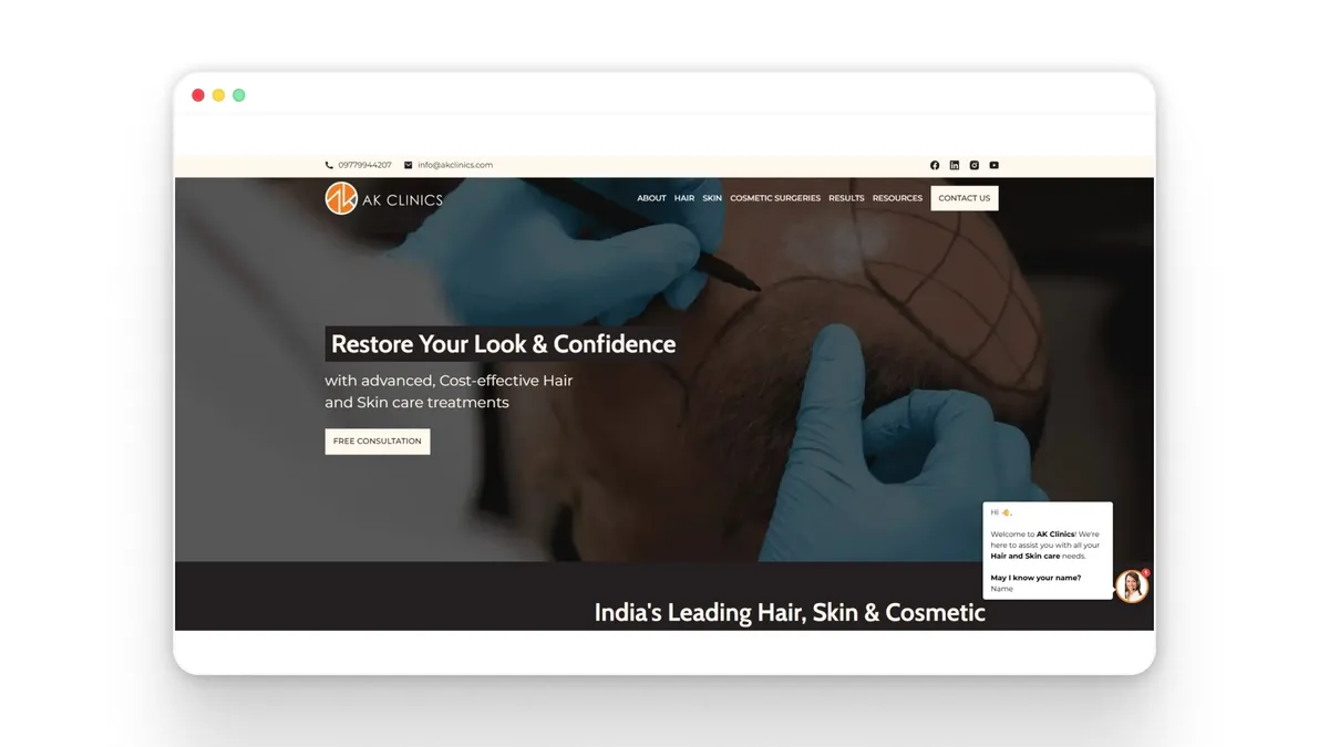 AK Hair Transplant and Skin Clinic    AK